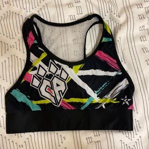 Cheer athletics practice wear sports bra